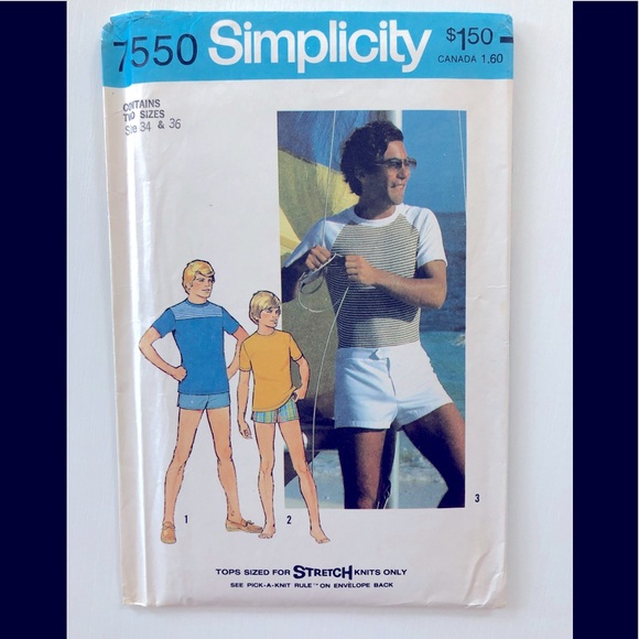 TG 70s Sewing pattern for men’s shirt size 40 chest medium - Picture 12 of 15